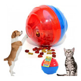 Brinquedo E Comedouro Bola Cães E Gatos Redondog Pet Games P