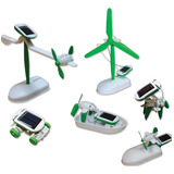 Brinquedo Educativo Kit Robô Energia Solar 6 Em 1