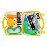 Brinquedo Educativo Maleta Ferramentas Infantil Kit Oficina