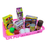 Brinquedo Educativo Mini Mercado 13 Pçs Infantil C/ Cesta