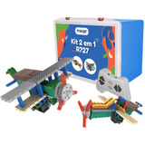 Brinquedo Educativo Robótica Educacional Montagem Avião R727