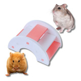 Brinquedo Escada Hamster Pequenos Roedores Calopsita Outros Cor Rosa