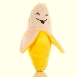 Brinquedo Estrela De Pelúcia Médio Para Cães Pet Premium Cor Colorido Desenho Banana