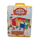 Brinquedo Forte Apache Kids Maleta Batalha