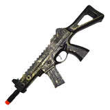 Brinquedo Fuzil Metralhadora M16 Barulho Por Ficção