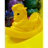 Brinquedo Gangorra Upa Upa Cavalinho Ponei Amarelo