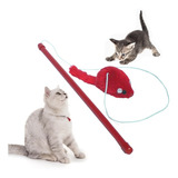 Brinquedo Gato Vara Varinha Ratinho Rato Interativo Pet Pula