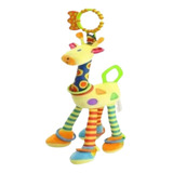 Brinquedo Girafinha Sensorial Mordedor Som Presente