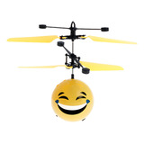 Brinquedo Helicóptero Emoji Voa Sensor Movimento Mini Smile