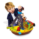 Brinquedo Infantil Barco Pirata Navio