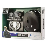 Brinquedo Infantil Brincando De Ser Policia Swat Original