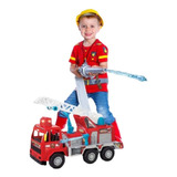 Brinquedo Infantil Caminhão De Bombeiro Sai