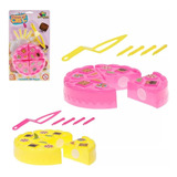 Brinquedo Infantil Comidinha Bolo Aniversário Velcro Menina 