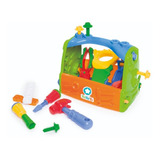 Brinquedo Infantil Didático Kit Caixa Maleta Ferramentas 