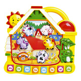 Brinquedo Infantil Educativo Sonoro Paradise Piano Colorido 
