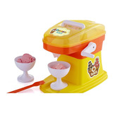 Brinquedo Infantil Gelateria Máquina De Fazer Sorvete Tateti Cor Amarelo