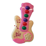 Brinquedo Infantil Guitarrinha Colorida Para Bebês