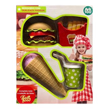 Brinquedo Infantil Kit Fast Food Ark Toys Hora Do Lanche