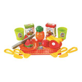 Brinquedo Infantil Kit Salada De Frutas Crec Crec Big Star