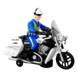Brinquedo Infantil Moto De Polícia Bate