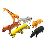 Brinquedo Infantil Safari 6 Animais Emborrachados
