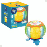 Brinquedo Infantil Tamborzinho Com Luz E Som Fbb-837 Fenix 