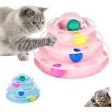 Brinquedo Interativo Gatos Torre De Bolinhas Para Gato Corre