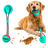 Brinquedo Interativo Gruda No Chão Ventosa Morder Puxar Pet