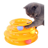 Brinquedo Interativo P/ Gatos Corre Corre Torre De Bolinhas