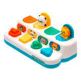 Brinquedo Interativo Pop-up Buba Zoo Som Animais Bebê