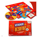Brinquedo Jogo Infantil Diversão Verdade Ou Desafio Fast