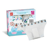 Brinquedo Kit 04 Fraldas P/ Bonecas Branco 5003 - Roma