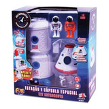 Brinquedo Kit Astronautas Infantil Estaçao Capsula