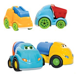 Brinquedo Kit Carrinhos Caminhão Miniaturas Carros Colorido 