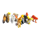 Brinquedo Kit Com 12 Mini Animais