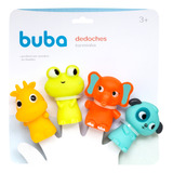 Brinquedo Kit Dedoches Turminha Animais Divertidos Bebê Buba