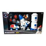 Brinquedo Kit Espacial Astronautas Espaçonave Fun