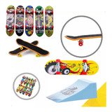 Brinquedo Kit Skate De Dedo E