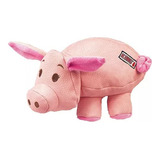 Brinquedo Kong Plush Phatz Pig Piggy M Com Guincho Para Cães, Cor Rosa