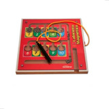 Brinquedo Labirinto Magnético Educativo Madeira 3 A 6 Anos