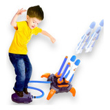 Brinquedo Lança Foguetes Pulo Ar Divertido Menino Menina