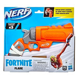 Brinquedo Lançador Nerf Fortnite Flare Com 3 Dardos Inclusos