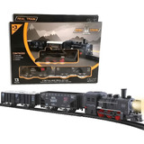 Brinquedo Locomotiva Real Trem Acende Farol