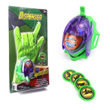 Brinquedo Luva Lança Discos Super Heróis Infantil Criança