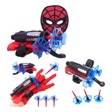 Brinquedo Luva Lança Teia + Máscara Homem Aranha Presente