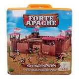 Brinquedo Maleta Forte Apache Super Batalha Pintados 0063