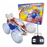 Brinquedo Maluco Que Gira 360° Bate E Volta Com Luzes E Som! Cor Azul E Vermelho Personagem Carrinho Maluco