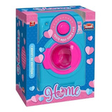 Brinquedo Máquina De Lavar Love Home Infantil C/ Som E Luz