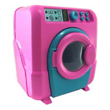 Brinquedo Maquina De Lavar Rosa Pequena