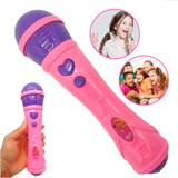Brinquedo Microfone Infantil Voz Da Criança